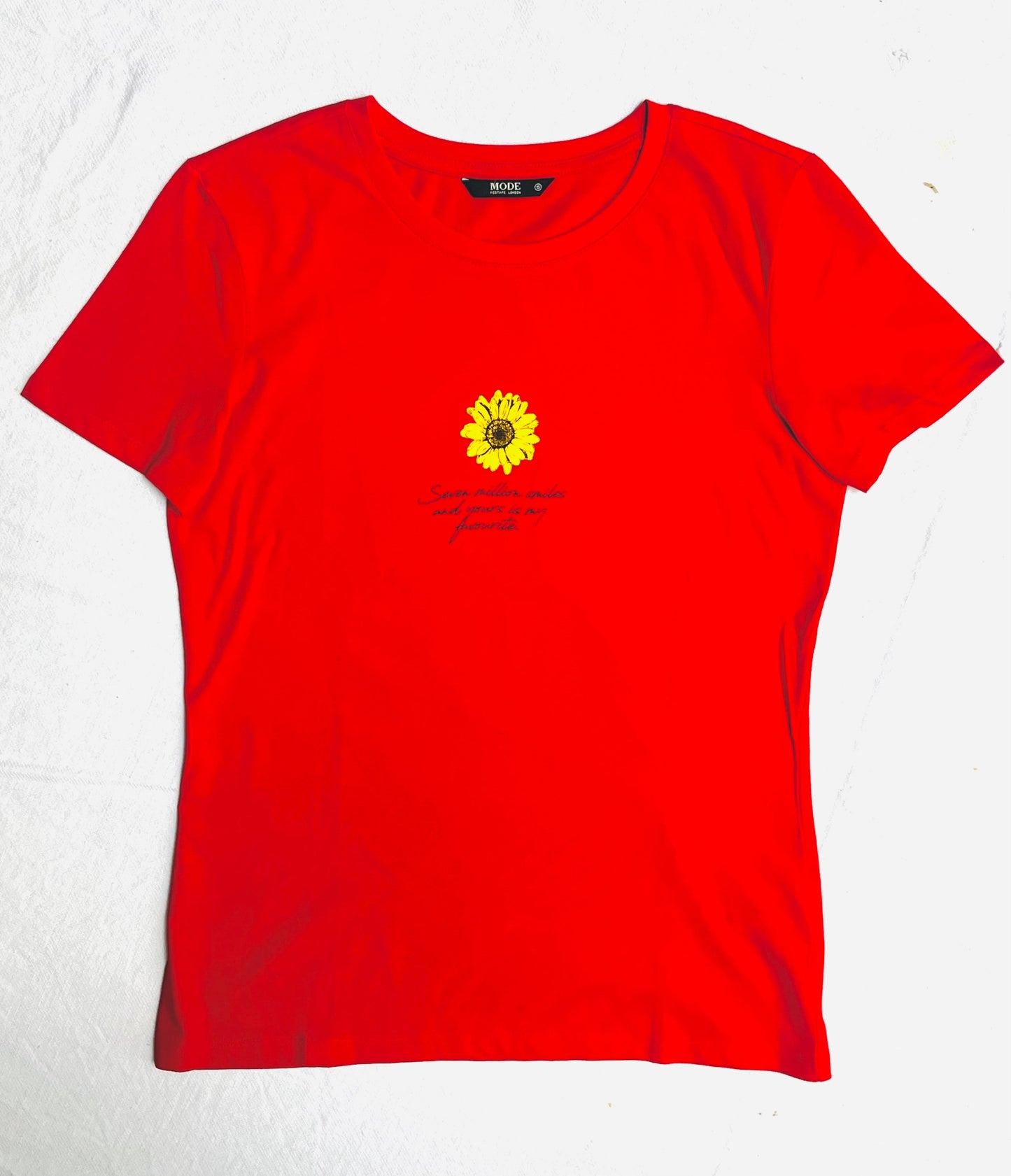 MODE Women Red T-Shirt